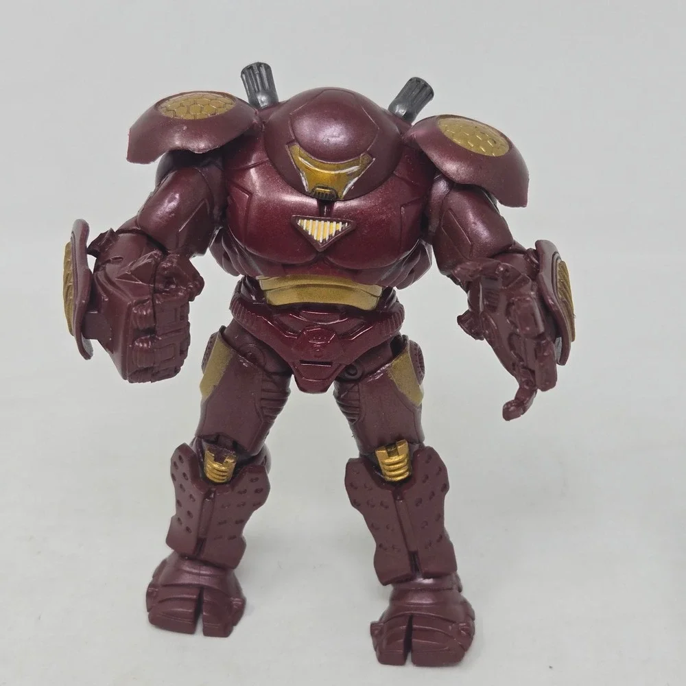 Marvel Iron Man 2 Hulkbuster Action Figure 2010 Hasbro 4.5 Inch Maroon Gold